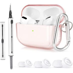 Clear AirPod Pro 2 Case Cover, QINGQING for Clear AirPods Pro 2nd Generation Case Clear Airpods Pro Case, Bling AirPod Pro Clear Case for Women Men