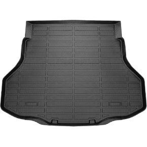 Cartist Cargo Liner Compatible with Hyundai Elantra 2021 2022 2023 (Non-Hybrid & Hybrid & Elantra N) All Weather Rear Trunk Mat High Side Waterproof Black TPE (Not Fit Elantra GT Models)…
