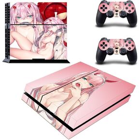 Vinyl Decal Skin Stickers Anime Girl Cover for Regular PS4 Console Controllers Sexy Girl