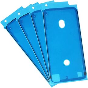 Screen Adhesive Tape Strips LCD Display Sealing Adhesive Replacement(2Pcs) for iPhone 7,Black Front Housing Frame Waterproof Pre-Cut Seal Stickers Waterproof Adhesive Glue
