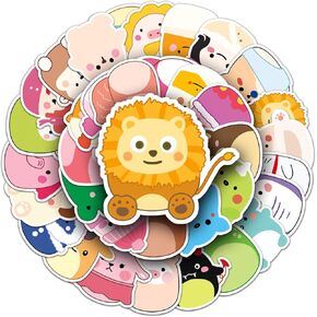 100 Pieces Cute Sweet Treats Candy Stickers, Waterproof Vinyl Decal Dessert Stickers Ice Cream Cupcake Stickers Party Favors for Kids Girls Boy for Laptop Envelopes Water Bottles