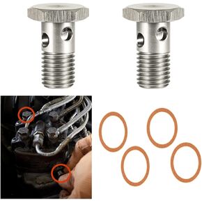 Fuel Banjo Bolt Ultra High Flow Upgrade Kit Suitable for Ford 6.0L & 6.4L fit for Powerstroke F250, F350, 450, F550