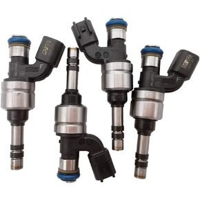 4Pcs JSD9-B2 FJ1154 12633784 Fuel Injectors 6 Holes Engine Fuel Spray Nozzle for Buick LaCrosse Regal Verano, Chev-y Captiva Sport Malibu Impala Equinox, G-M-C Terrain 217-3427