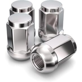 White Knight 1907HR M12X1.50 Radius Seat Lug Nut, 4 Pack