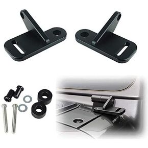 JL A-Pillar Windshield Hinge Mount Brackets Compatible with Jeep Wrangler JL JLU 2018 2019 & 2020 for Mounting Auxiliary Off Road Led Pods Lights, Led Work Light