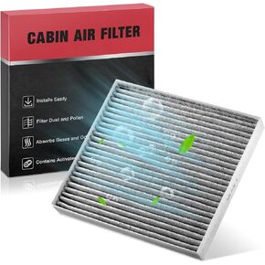 BDFHYK CF12160 Cabin Air Filter w/Activated Carbon Replacement for Tucson, Veloster N, Kona, Venue, Veloster, Kona N, Sportage, Soul, Seltos, Soul EV