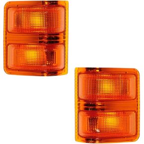 مجموعة مصابيح إشارة الانعطاف بمرآة السحب LH Amber RH PAIR لشاحنة فورد 99-12