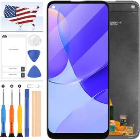 for Samsung A11 Screen Replacement [US Version] for Samsung Galaxy A11 LCD SM-A115U S115DL A115A A115W Display Touch Screen Digitizer Assembly Kit +Tools (Not A115F A115M) (Black no Frame, 161.5MM)