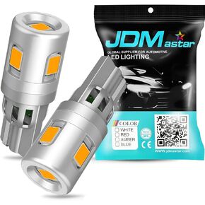 JDM ASTAR 5GS High Performance 1:1 Design 3030-5SMD 194 168 2825 W5W T10 Brgiht Yellow LED Bulbs