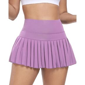 Women Pleated Tennis Skirts with Pockets Athletic Skirt for Golf Workout Sports Running Athletic Skort Mini