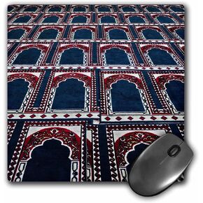 3dRose LLC 8 x 8 x 0.25 Inches Mouse Pad, Pattern of Prayer Rugs, islamic Mosque, Cairo, Egypt-Af14 Aje0030 - Adam Jones (mp_74155_1)
