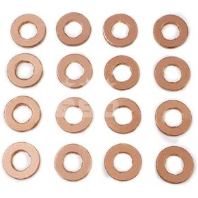 50 Pcs Common Rail Injector Copper Washer F 00V C17 503 Injector Shim F00VC17503