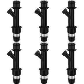 Set of 6 Fuel Injectors Compatible for 2002-2004 for GM-C Envoy XL, 4Holes Fuel Injector Kit Replaces 25313185