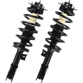 KUSATEC Front Pair Complete Struts Shock Absorber fit for 2005-2006 Chevy Equinox, 2006 Pontiac Torrent, 172210 172209 Struts with Coil Spring Assemblies