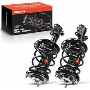 A-Premium Front Pair (2) Complete Strut & Coil Spring Assembly Compatible with Toyota Prius V 2012-2016 Scion tC 2011-2016
