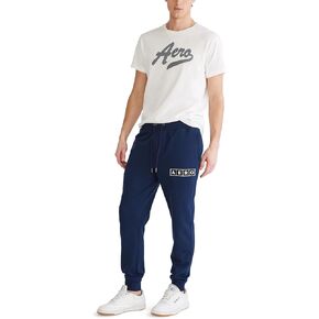 بنطال رياضي من الصوف بشعار Aero للرجال من AEROPOSTALE