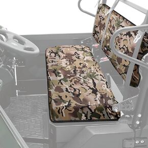 Frokom UTV Front Bench Seat Cover Fit for Kawasaki Mule PRO-FXT DXT FX DX 2015 2016 2017 2018 2019 2020 2021 2022 2023,1680D Oxford Fabric Black Front Bench Seat Cover Replace OEM KAF080-039
