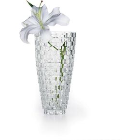 Mikasa Palazzo Vase Crystal, 9" - 5118771 , White