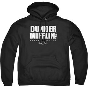 Popfunk Classic The Office Dunder Mifflin Logo Unisex Adult Pull-Over Hoodie