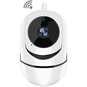 Security Cameras Wireless Indoor camaras de seguridad Cameras for Home Security Baby Monitor 360 Degrees Cam for Dimmable/Pet/Nanny cam with Support 64G or Cloud Storage Two Way Audio 2.4Ghz