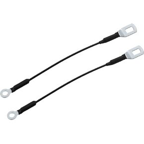 X AUTOHAUX 2pcs Rear Tailgate Cables Lift Gate Support Straps Pickup for Toyota Tacoma 1995-2003 65770-04030 Black