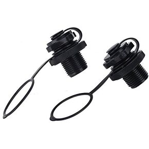 Rubber Boat Air Valve, 2Pcs Air Plugs Replacement Inflatable Plug for Inflatable Kayak Rubber Raft Accessory