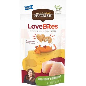 Rachael Ray Nutrish Love Bites Crunchy and Tender Treats Real Chicken #1 Ingredient