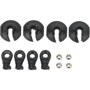 Shock Rod End and Spring Cup Set,RC Accessories for 1/7 1/8 RC Cars,Plastic Heavy Duty 6S Upgrade Parts
