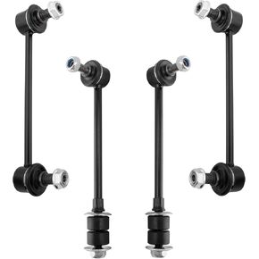 BOXI 4pcs Front and Rear Sway Bar End Links Fit for Infiniti QX4 1997-2003 / for Nissan Pathfinder 1996-2004 - Sport Utility 4-Door 3.3L 3.5L V6 | K90134 K80435/K80874