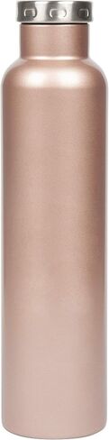 FIFTY/FIFTY Wine Growler Water Bottle, Narrow Mouth, Seven Fifty, 750ml/25 oz, Rose Gold in Saudi Arabia