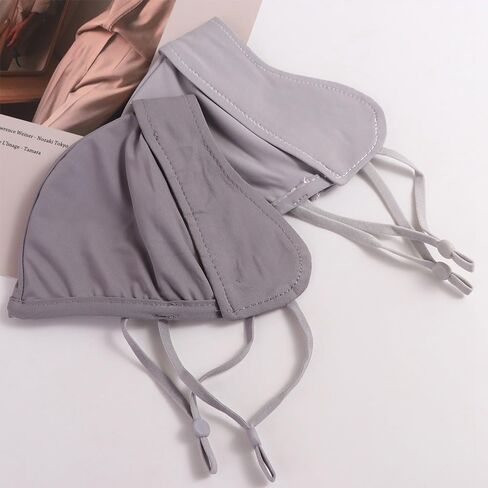 Ice Silk Face Mask Sun Protection UPF 50+ UV Face Cover Breathable Eye Protection Women Mask for Fishing Hiking Cycling in Saudi Arabia