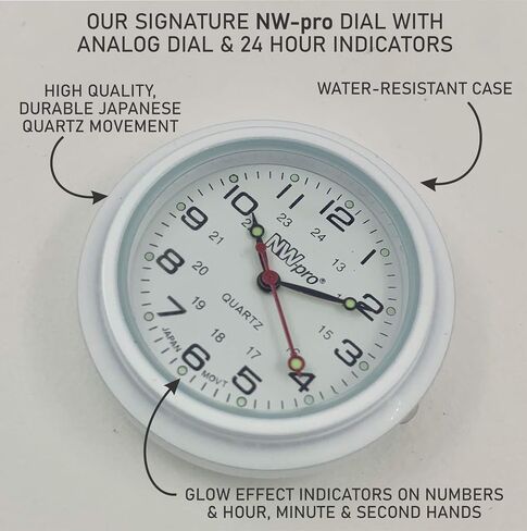 Clip-on Silicone Watch - Non-Glass Cover - White Dial in Saudi Arabia