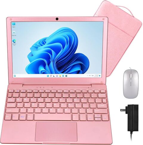 Mini Laptop,10.1Inch 8GB RAM 128GB SSD,IPS Display with Intel Celeron N4020 Processor (up to 2.8Ghz),Lightweight and Powerful with Windows 11 OS Small Computer. (Iron Gray) in Saudi Arabia