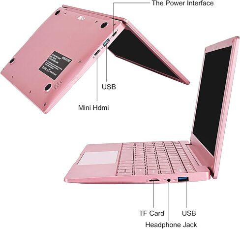 Mini Laptop,10.1Inch 8GB RAM 128GB SSD,IPS Display with Intel Celeron N4020 Processor (up to 2.8Ghz),Lightweight and Powerful with Windows 11 OS Small Computer. (Iron Gray) in Saudi Arabia
