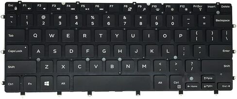 Replacement Keyboard with Backlit US Layout for Dell XPS 13 9350 9360 9343 Series Laptop XPS 13 7000 7347 7348 15 7000 Black in Saudi Arabia