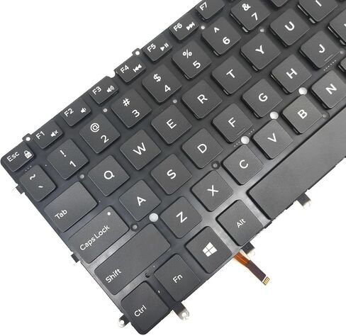 Replacement Keyboard with Backlit US Layout for Dell XPS 13 9350 9360 9343 Series Laptop XPS 13 7000 7347 7348 15 7000 Black in Saudi Arabia