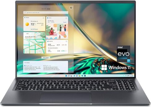 Acer Swift X Intel Evo Thin & Light Creator Laptop in Saudi Arabia