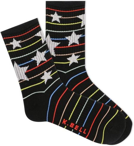جوارب K. Bell النسائية ذات النجوم المعدنية النشطة in Kuwait