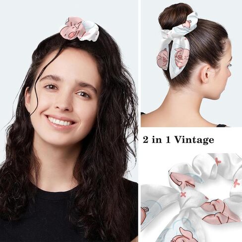 Working Cap with Sweatband Long Hair Cover Surgical Nurse Hat for Women Cake Cherry in Saudi Arabia