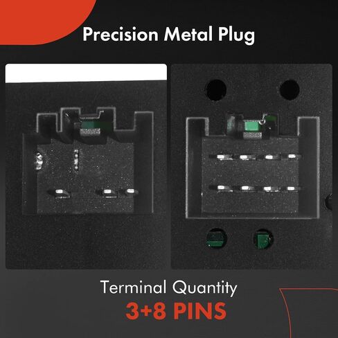 A-Premium Master Power Window Switch جانب السائق متوافق مع Ford F-150 2004-2008، Expedition 2003-2006، Crown Victoria 2003-2008 وLincoln Mark LT 2006-2008، استبدال # 5L1Z14529AA، 2L1Z14529AAA in Saudi Arabia