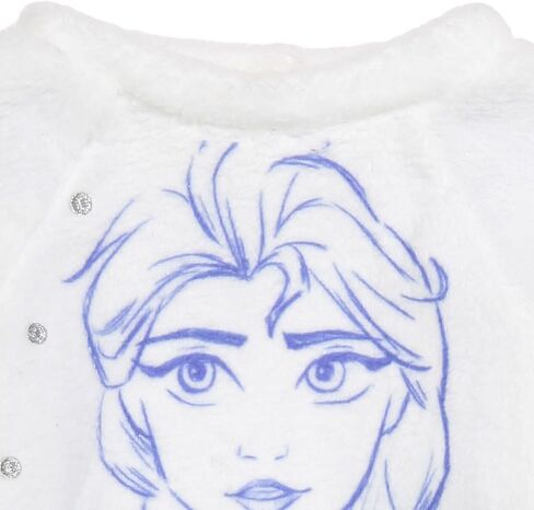 Disney Frozen Elsa Girls Long Sleeve Dress Sherpa Fleece in Saudi Arabia