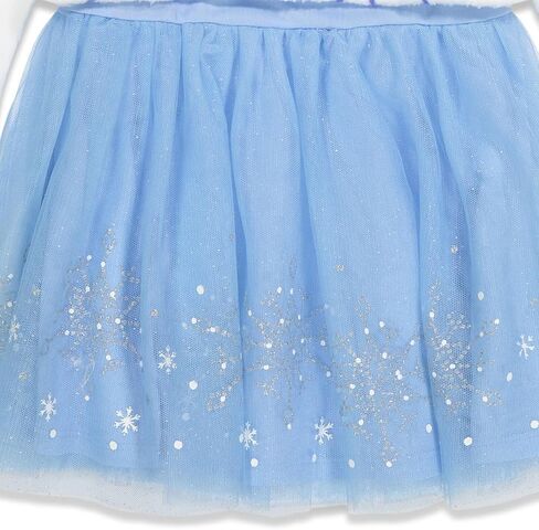 Disney Frozen Elsa Girls Long Sleeve Dress Sherpa Fleece in Saudi Arabia