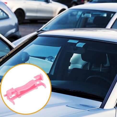 مشابك تثبيت لقطرات الماء رقم 7403A143/7403A289 - مشابك تثبيت سقف السيارة - لسيارة ميتسوبيشي أوتلاندر 2013-2023 بلاستيك وردي - 14 قطعة in Kuwait