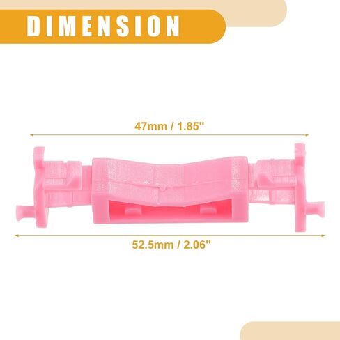 مشابك تثبيت لقطرات الماء رقم 7403A143/7403A289 - مشابك تثبيت سقف السيارة - لسيارة ميتسوبيشي أوتلاندر 2013-2023 بلاستيك وردي - 14 قطعة in Kuwait