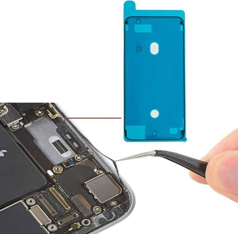 لاصق مانع للتسرب للشاشة مقاوم للماء (4 قطع) لهاتف iPhone 7Plus 8Plus، إطار أمامي لشاشة LCD وشريط لاصق مقطوع مسبقًا، جزء بديل لاصق لهاتف iPhone 7plus/8plus in Saudi Arabia