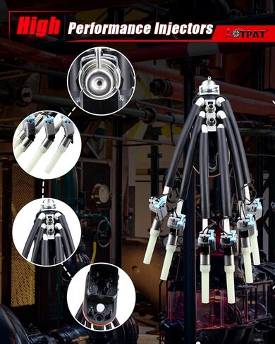 حاقن الوقود العنكبوتي يناسب: -ChevySilverado 1500 1999-2013، Astro/Blazer 1996-2005، لـ: -GMC C1500/P2500/K1500/Jimmy/Safari/Savana 1500 [4.3L V6] OE# FJ503 12568332 17113673 (1 قطعة) in Kuwait