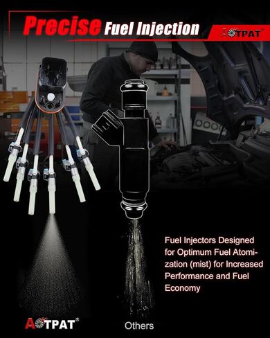 حاقن الوقود العنكبوتي يناسب: -ChevySilverado 1500 1999-2013، Astro/Blazer 1996-2005، لـ: -GMC C1500/P2500/K1500/Jimmy/Safari/Savana 1500 [4.3L V6] OE# FJ503 12568332 17113673 (1 قطعة) in Kuwait