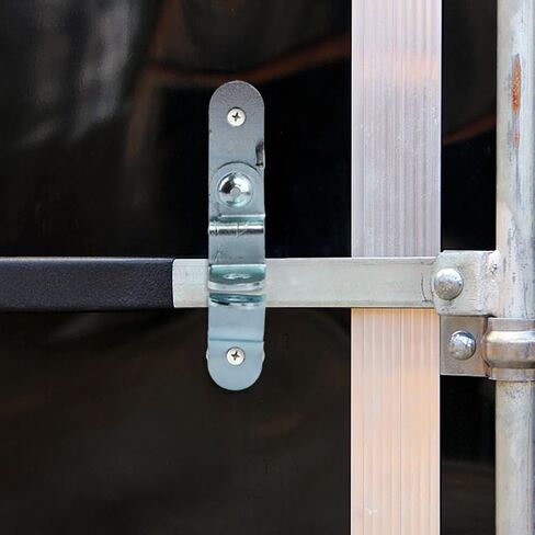 Enclosed Trailer Door Latch,2PCS Cargo Trailer Door Latch, Cargo Trailer Hasp for Enclosed Cargo Trailer Door Latch with Screw Nut Gasket and D Ring Mounting Firmware in Saudi Arabia