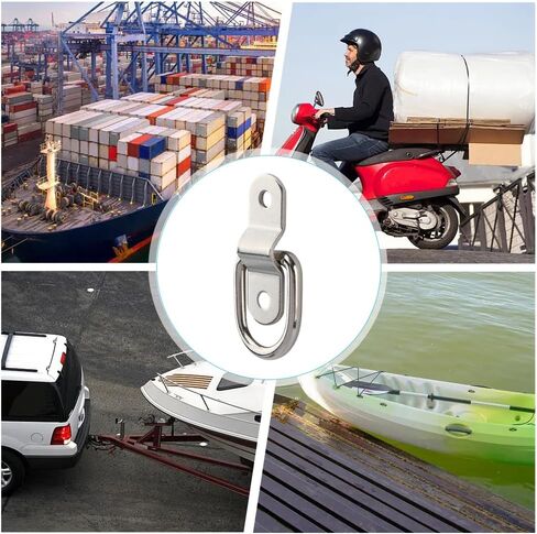Enclosed Trailer Door Latch,2PCS Cargo Trailer Door Latch, Cargo Trailer Hasp for Enclosed Cargo Trailer Door Latch with Screw Nut Gasket and D Ring Mounting Firmware in Saudi Arabia