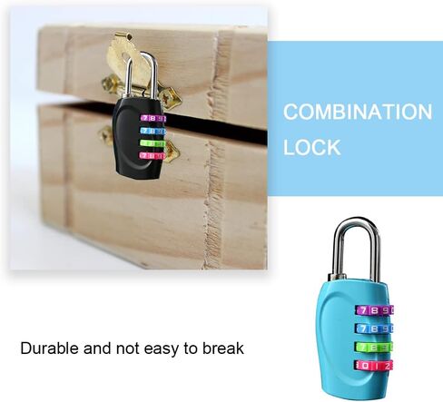 2 أقفال مكونة من 4 أرقام، أقفال مجمعة قابلة لإعادة التشكيل، أقفال للأمتعة الثقيلة، خزائن لموظفي المدرسة في صالة الألعاب الرياضية in Kuwait